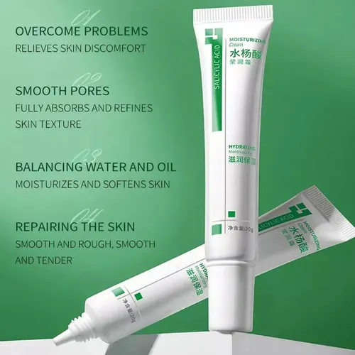 Salicylic Acid Cream Reduces Facial Pores
