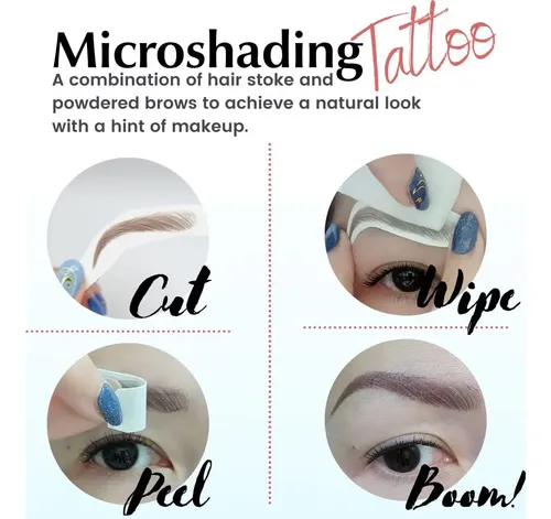 Tatuaje De Cejas Impermeable Bliss And Beyond Usa 12 Pares