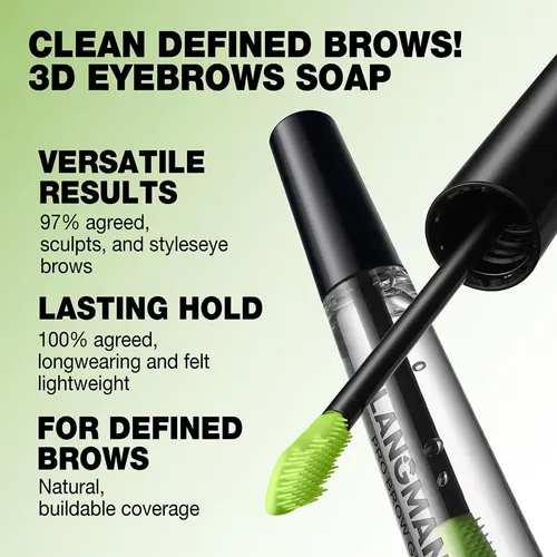 Gel De Cejas 3d Transparente Larga Duración Fijación Natural