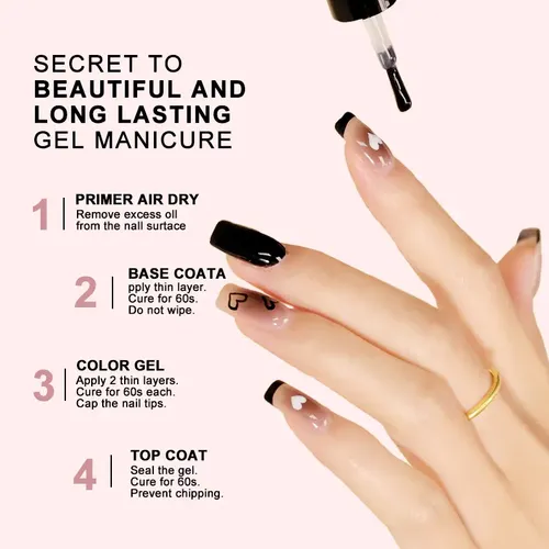 Esmalte De Uñas En Gel De 30 Unidades/6 Colores Con Lámpara