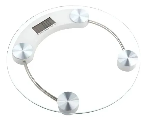 Balanza De Baño De Vidrio Con Acero Lcd Digital Hasta 180 Kg