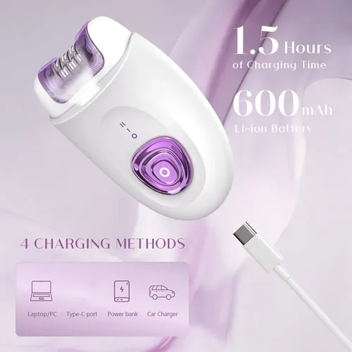Depilación Eléctrica 2 En 1 Recargable Por Usb Para.