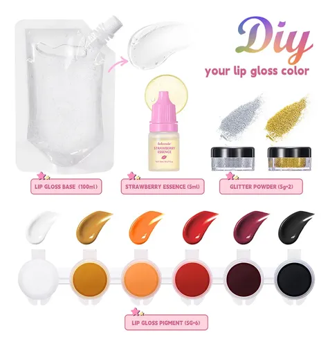 Kit De Brillo Labial Infantil For Hacer Tú Mismo