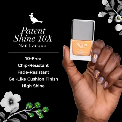 Esmalte Butter London Patent Shine 10x Con Acabado Gel Y 10