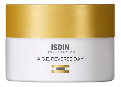 Crema Facial A.G.E Reverse Day Isdin día para piel normal de 50mL/51.5g