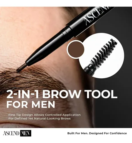 Lápiz De Cejas Homme Ascend Marrón Oscuro