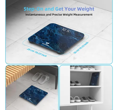 Báscula De Baño Digital De Alta Precisión Con