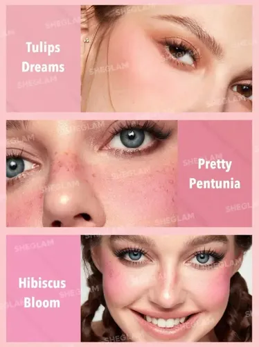 Sheglam Paleta De Rubor Floral Flush 6 Tonos Tono Del Maquillaje Rosa