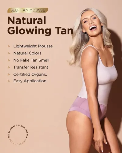 Mousse Autobronceadora Tanorganic 120 Ml Vegano Sin Vetas