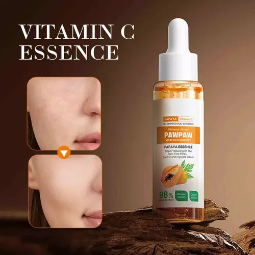 Serum De Papaya Con Vitamina C Bioaqua Manchas Control Grasa Momento De Aplicación Día/noche Tipo De Piel Todo Tipo De Piel