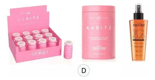 Bekim Karite Ampollas + Mascara Capilar + Protector Termico
