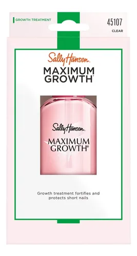 Fortalecedor De Uñas Sally Hansen Maximum Growth Fortalecedor De Uñas De Máximo Crecimiento