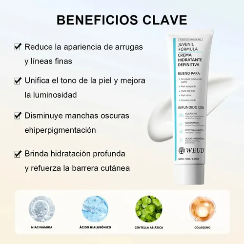 6pc Weud Facial Antiacne Tópico Lluminador,limpieza,repara