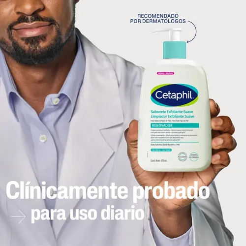 Limpiador Exfoliante Cetaphil Suave Renovador X 236 Ml Todo Tipo De Piel Día/noche