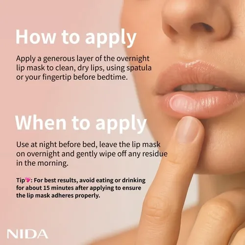 Máscara Labial Noche Nida Very Berry 2uds