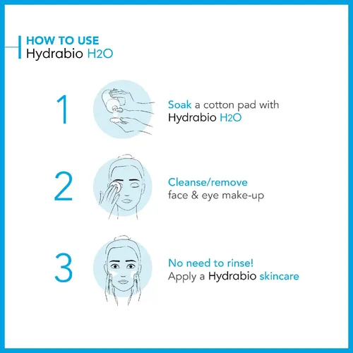 Agua Micelar Bioderma Hydrabio H2o 100ml Para Piel Deshidrat