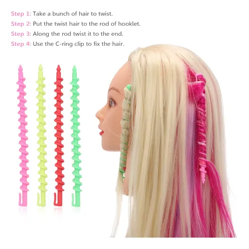 Rodillos De Pelo En Espiral, 20 Unidades, Para Hacer D
