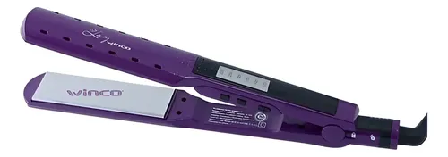 Planchita De Pelo W100 Winco Nano Titanium Ultra Fina Led
