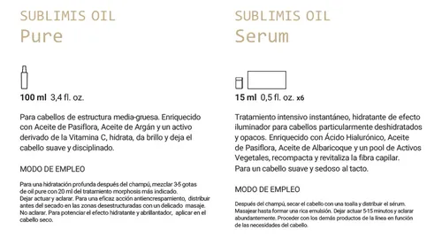 Kit Framesi Morphosis Sublimis Oil Shampoo + Acond. X250ml