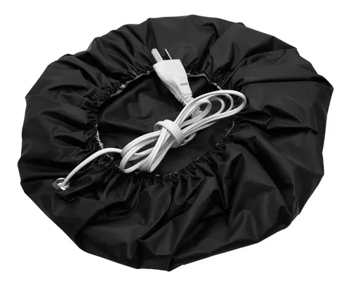 Gorro Térmico Eléctrico Cable Tratamientos Peluquería Local Negro