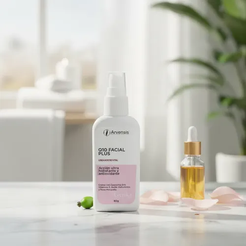 Crema Facial Q10 Hialurónico Antiflacidez Arrugas Arvensis