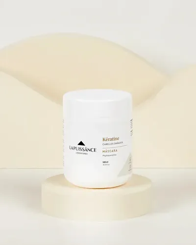 Máscara Capilar La Puissance Keratina Anti Frizz Para Pelo Dañado X 500ml