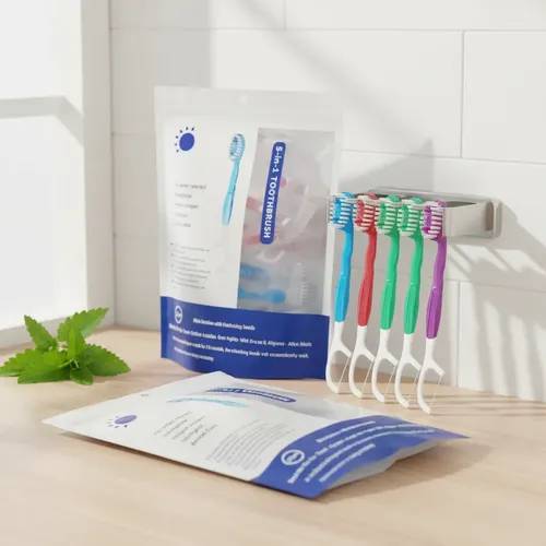 Cepillos De Dientes Desechables 26u Con Hilo Dental Pack Of 26