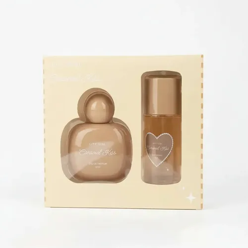 Set D Regalo Mujer Perfume+body Splash Caramel Kiss Citygirl