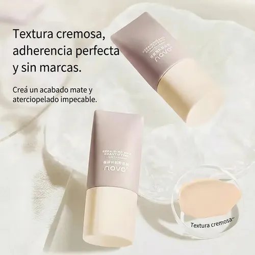 Base Maquillaje Hidrata 30g Sedoso Cubre Ojeras Manchas 01