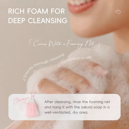 Jabón De Cerezo Laikou 90g – Limpieza Facial Y Corporal