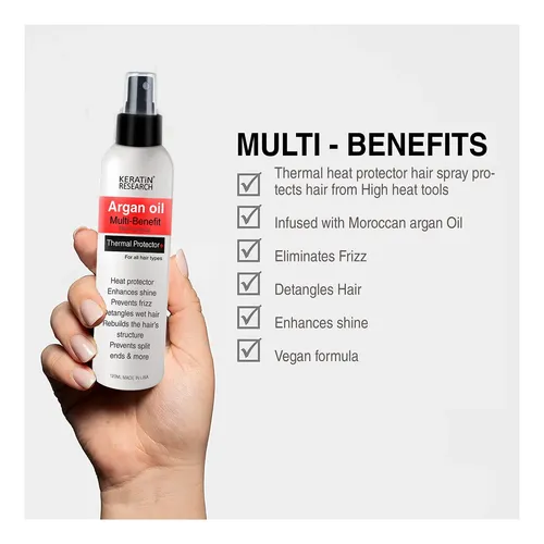 Protector Térmico Para El Cabello En Aerosol Keratin Researc
