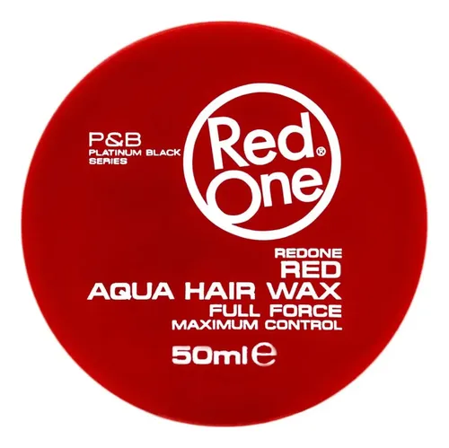 Red One Pomada Mini 50ml Roja Aqua Barberia Maxima Fuerza