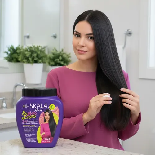 Skala Mais Lisos Tratamiento 2 En 1 Control Frizz 1000 Gr