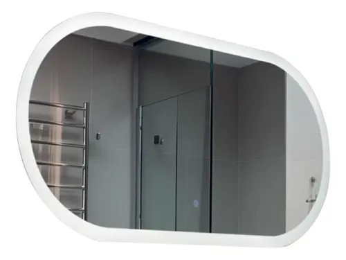 Espejo Led Lineal Touch Tactil 32w 120x60cm Baño Dabor