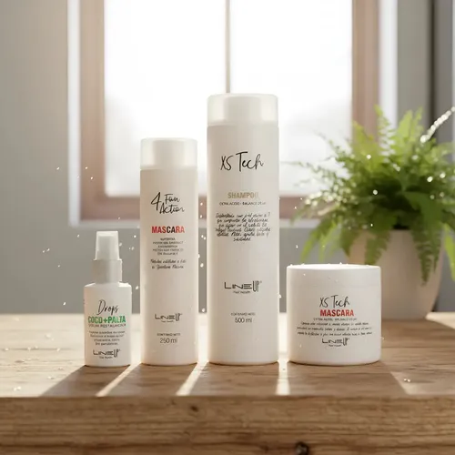 Kit Reparación Total 6, cabello teñido alisado, Shampoo y Máscara extra ácidos para cerrar cutículas y Shampoo, Máscara y Crema de Peinar Reparadora, Protectora Térmica y Serum Reparador de Coco+Palta