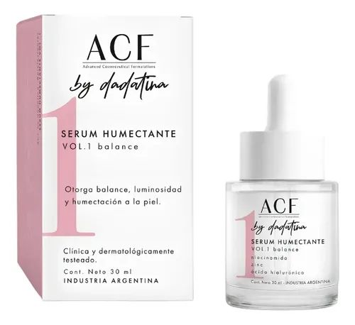 Acf By Dadatina Serum Humectante Vol 1 Balance X 30 Ml