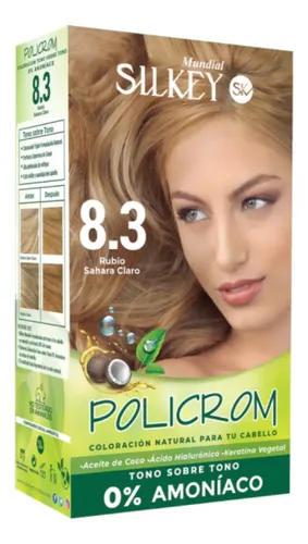 Silkey Policrom Tono Sobre Tono Coloración Sin Amoníaco X 6u