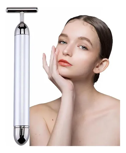 Massajador Facial En T 24k De Amzvezo Plata