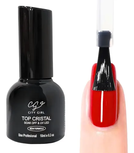 Top Coat Matte City Girl Profesional Uv 10ml Uñas Esculpidas