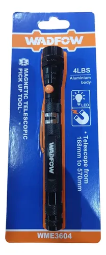 Rescatador Magnetico Telescopico Con Linterna 168-570mm Wme3604