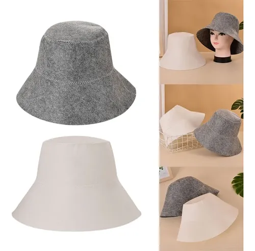Gorra Rusa Anticalor Para Estilo Sauna De Fieltro Para Baño
