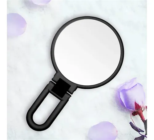 Espejo De Maquillaje De Mano Con Aumento De 10x