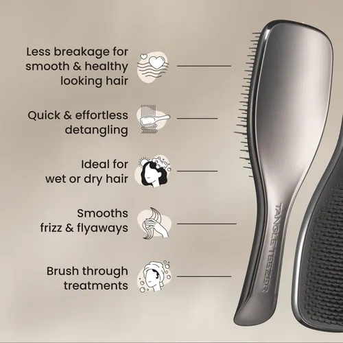 Cepillo Para Cabello Tangle Teezer Ultimate Detangler Plata