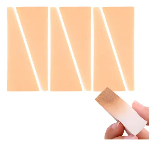 Esponjas Degrade X6 DD2 Para Uñas Decoración Color Nude