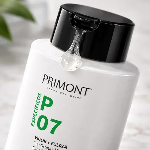 Shampoo P07 Anticaída Preventivo, Fuerza y Vigor, Con Ortiga y Minerales X 400 Ml – Primont