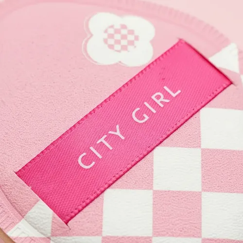 Esponja De Maquillaje Pandora City Girl P/ Apicar Difuminar Rosa