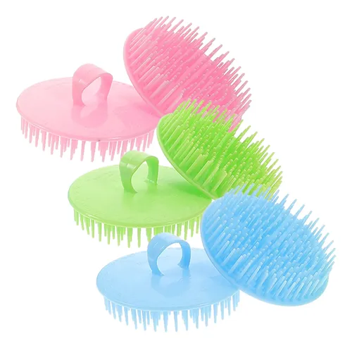 Cepillo De Champú Para Limpieza Y Masaje Para Adultos, 6 Uni
