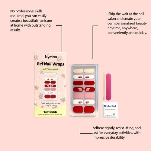 Juego De Pegatinas De Gel Suave, Prácticas Pegatinas Para Uñ