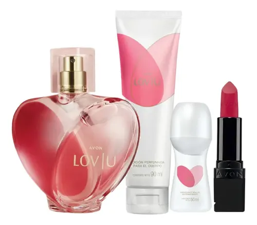 Avon Pack X4 Lovlu Parfum 50 Ml Spray