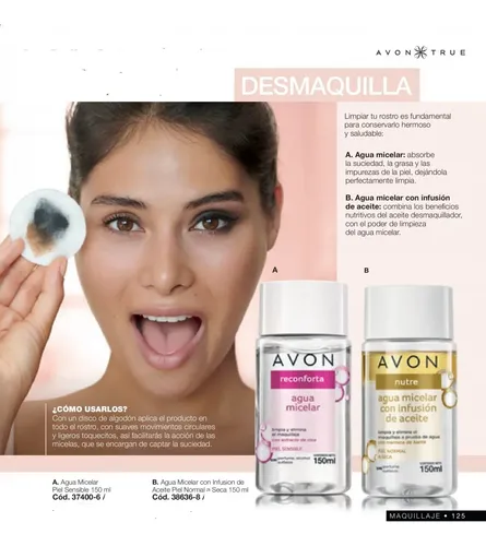 Avon Agua Micelar Bifasica Con Infusion De Aceite| Tati